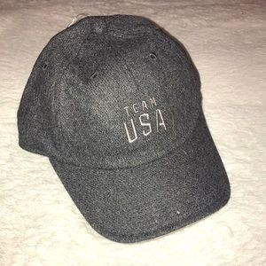 NEW Team USA Olympics heather gray SnapBack hat youth